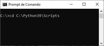 Prompt de comando do python scripts